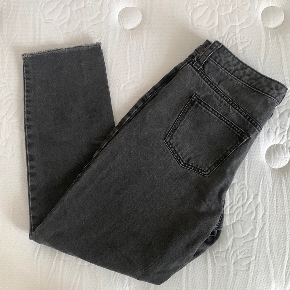 Washed out black Hi Rise Jean